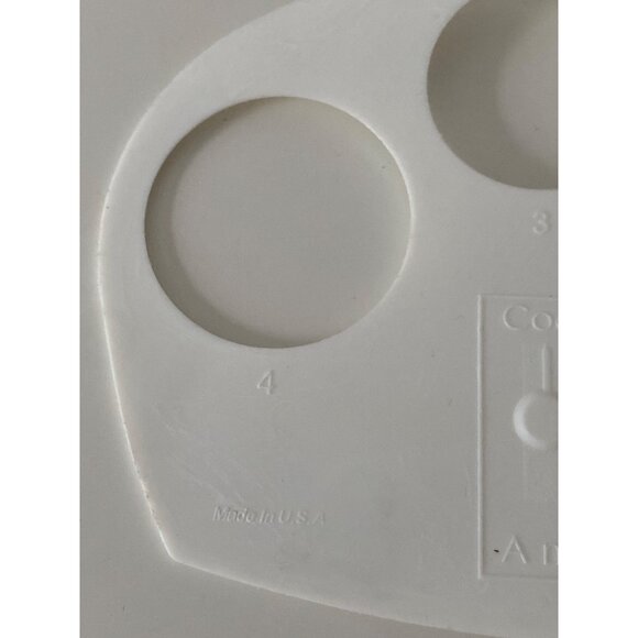 Cooking Club of America Spaghetti Pasta Portion Measurer White VTG - Picture 3 of 9